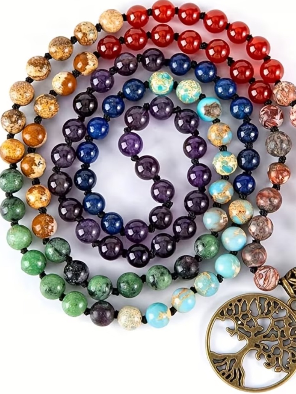 Tree of Life Chakra Mala